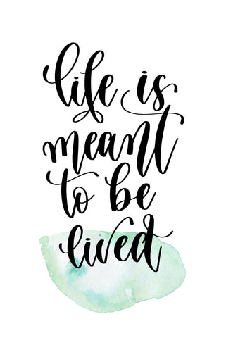 Life is meant to be lived