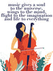 Music Poster Kunstdruck - Illustration Typografie, KUNST-ONLINE Wandbild