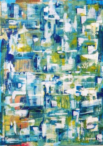 Angelika Stephan - Nach dem Regen Poster Kunstdruck - Angelika Stephan, Mülheim an der Ruhr, Deutschland Wandbild