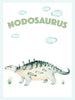 Nodosaurus Poster Kunstdruck - Kunst für Kinder, KUNST-ONLINE Wandbild