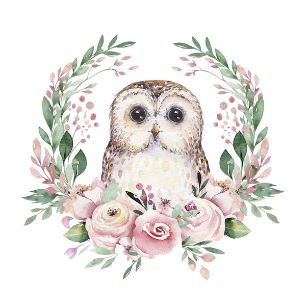 Owl baby Poster Kunstdruck - Kunst für Kinder, KUNST-ONLINE Wandbild