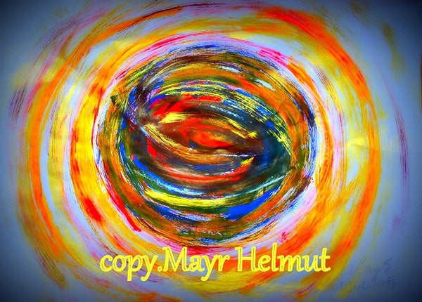 Helmut Mayr - positives kreatives ego Poster Kunstdruck - Helmut Mayr, Lienz, Österreich Wandbild