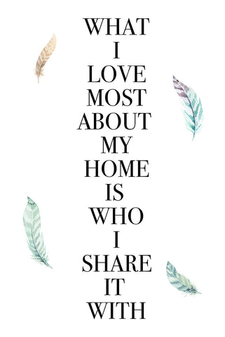 What i love most about my home