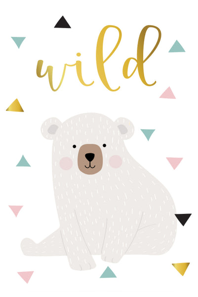 Wild Poster Kunstdruck - Kunst für Kinder, KUNST-ONLINE Wandbild
